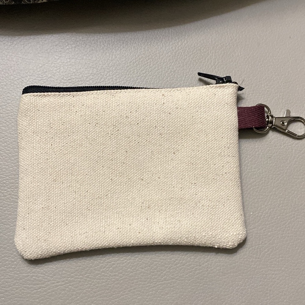 zippered  Coin accessory Pouch with Dog pick one - Picture 13 of 13
